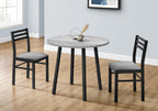 Dining Table Set, 3pcs Set, Small, 35" Drop Leaf, Kitchen