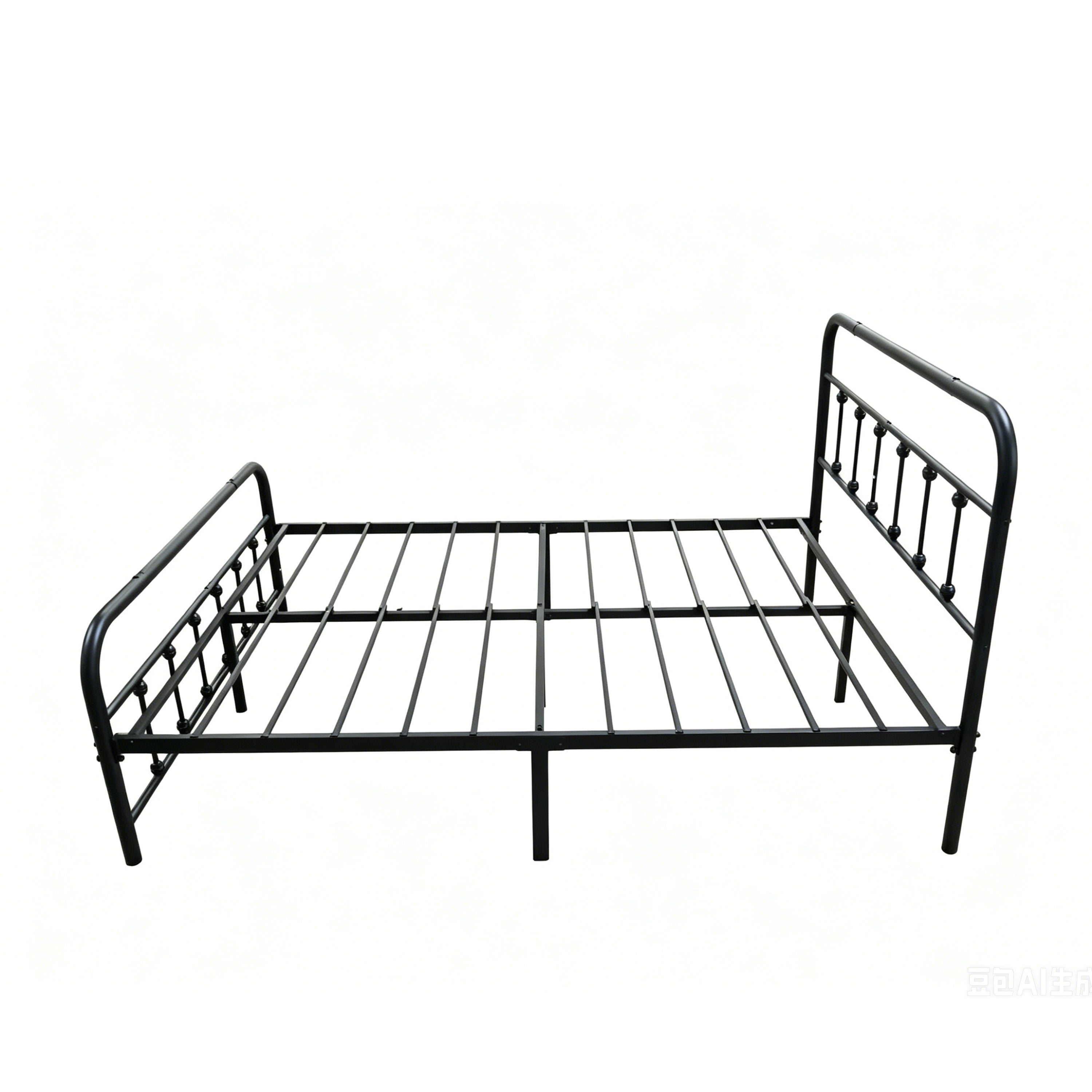 Full Size Metal Bed Frame with Headboard