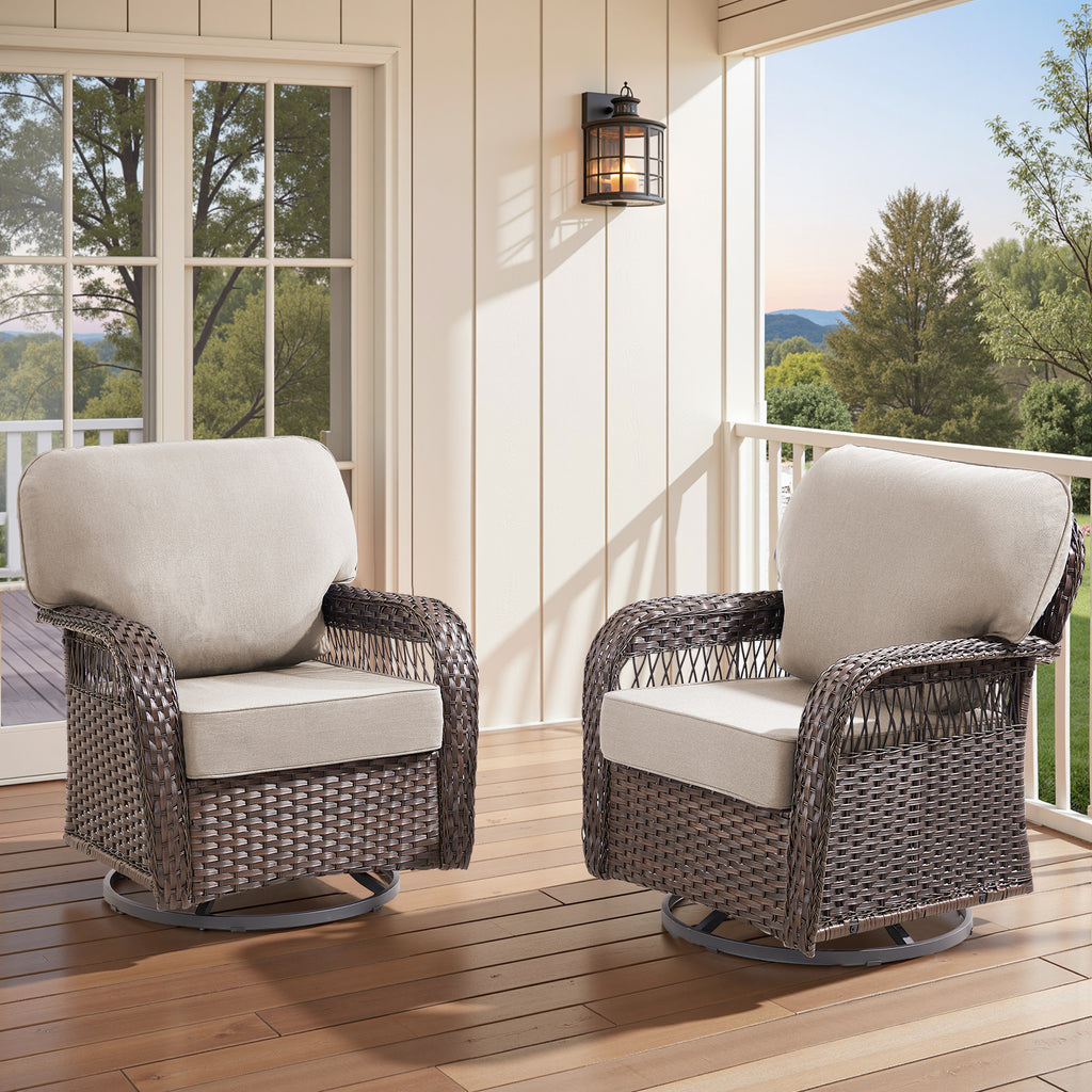 Outdoor Glider Chairs Set of 2