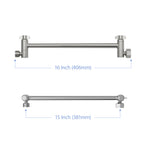 16-Inch Stainless Steel Shower Arm Extension