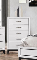 Contemporary 5-Drawer Tall Chest