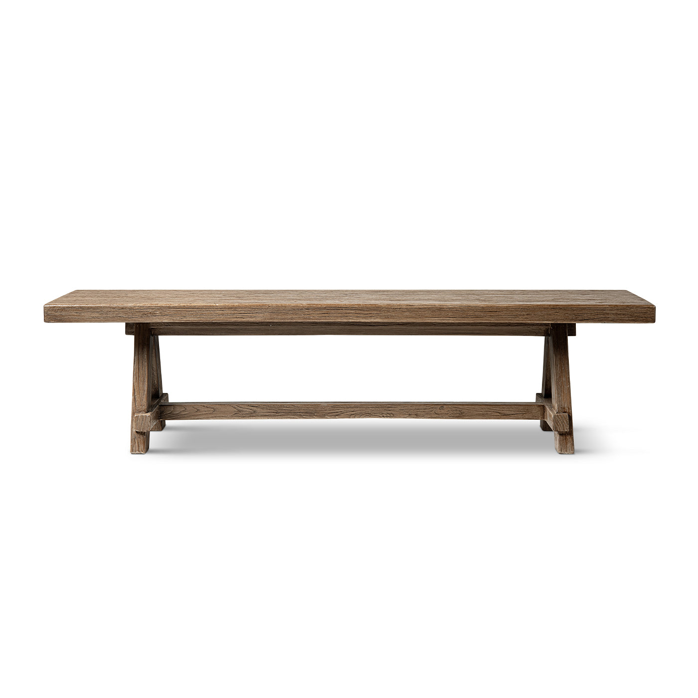 Hawthorne 72" Reclaimed Elm Trestle Dining Bench