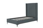 Promenade Upholstered Velvet Twin Bed