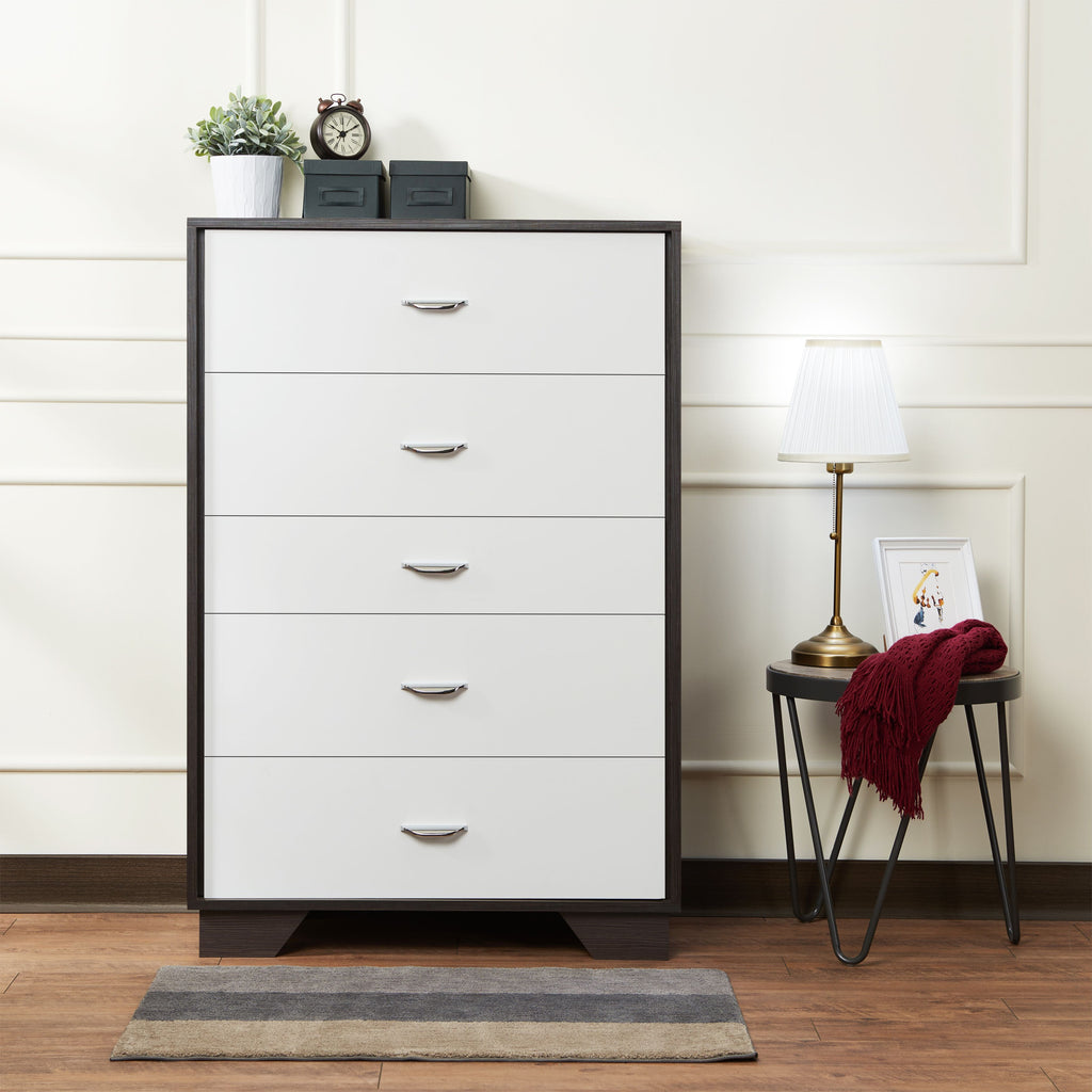 Eloy 5 Drawer Rectangular Drawer Chest