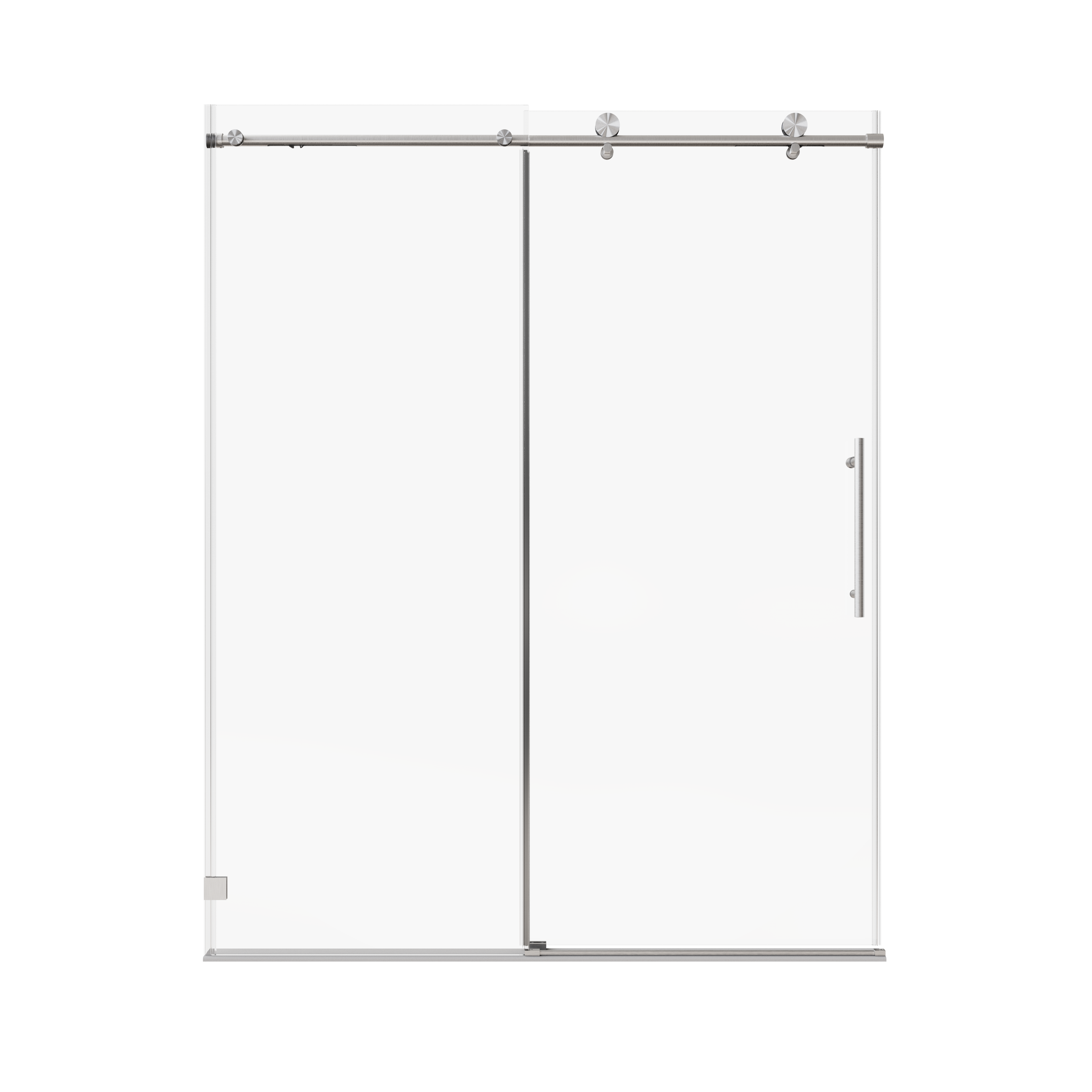 Frameless Single Sliding Shower Doors - 56-60" W x 74" H