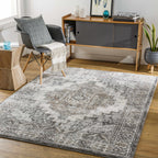 Manaring Charcoal Luxe Thick Area Rug - Clearance