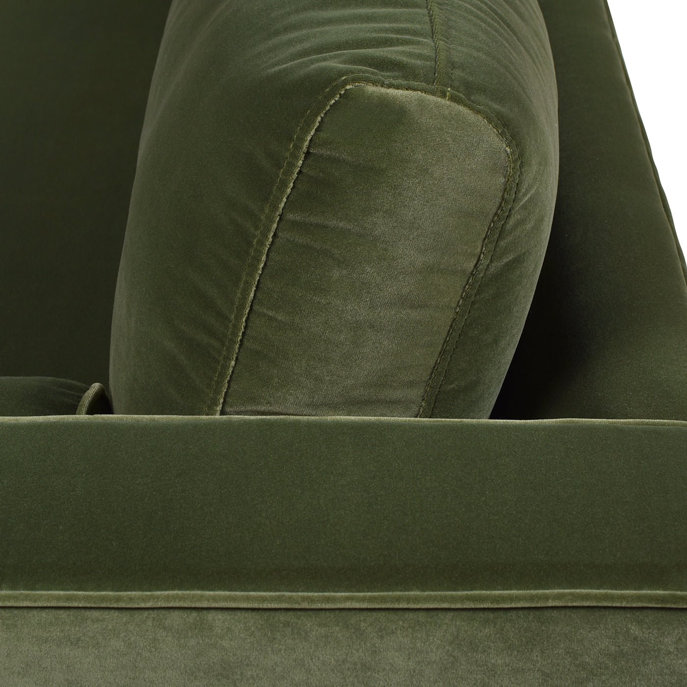 Nicholi 84" Mid-Century Modern Sofa, Olive