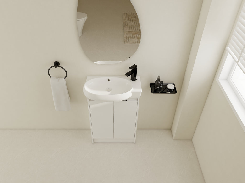 23" Freestanding Bathroom Vanity with Sink