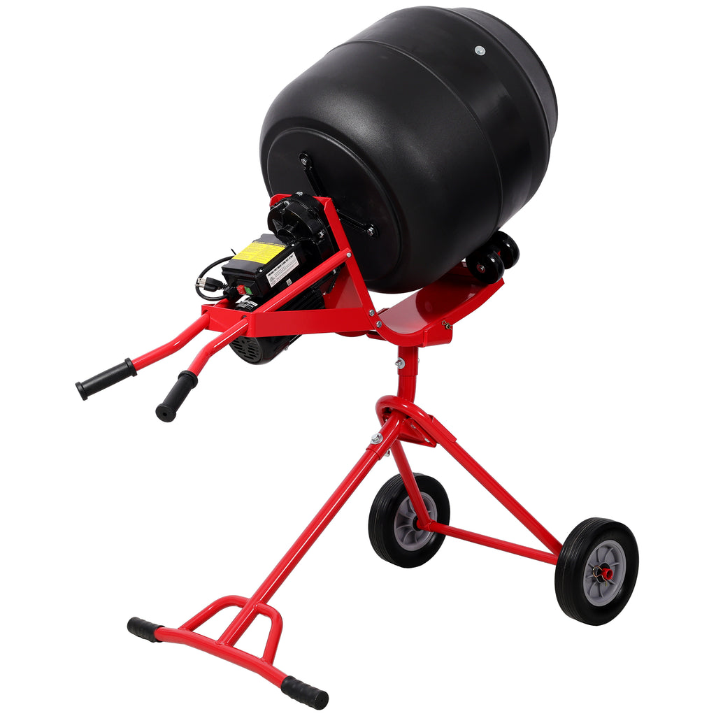 4.0 CUFT Portable Electric Concrete Mixer