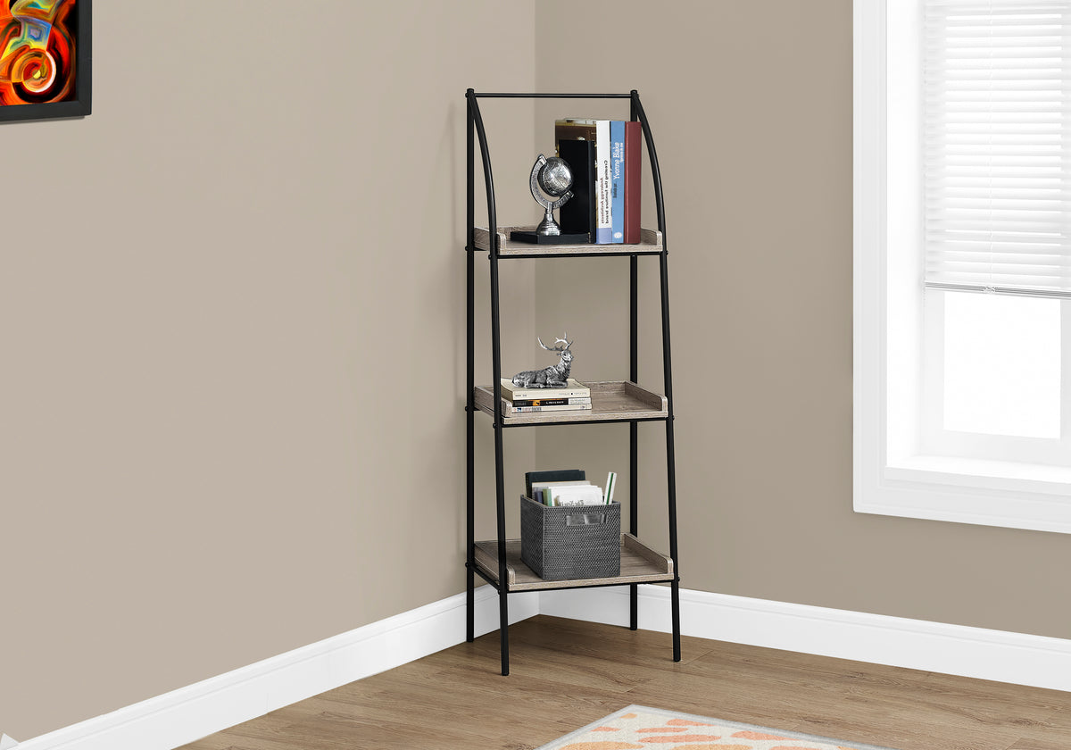 3-Tier Corner Bookshelf for Office and Bedroom