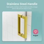 56-60" W * 76" H Frameless Shower Doors