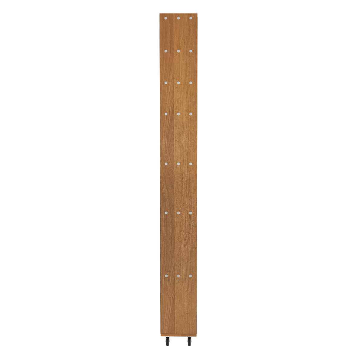 7-Tier Pull-Out Storage Shelf, 7.87 inches Wide, Oak