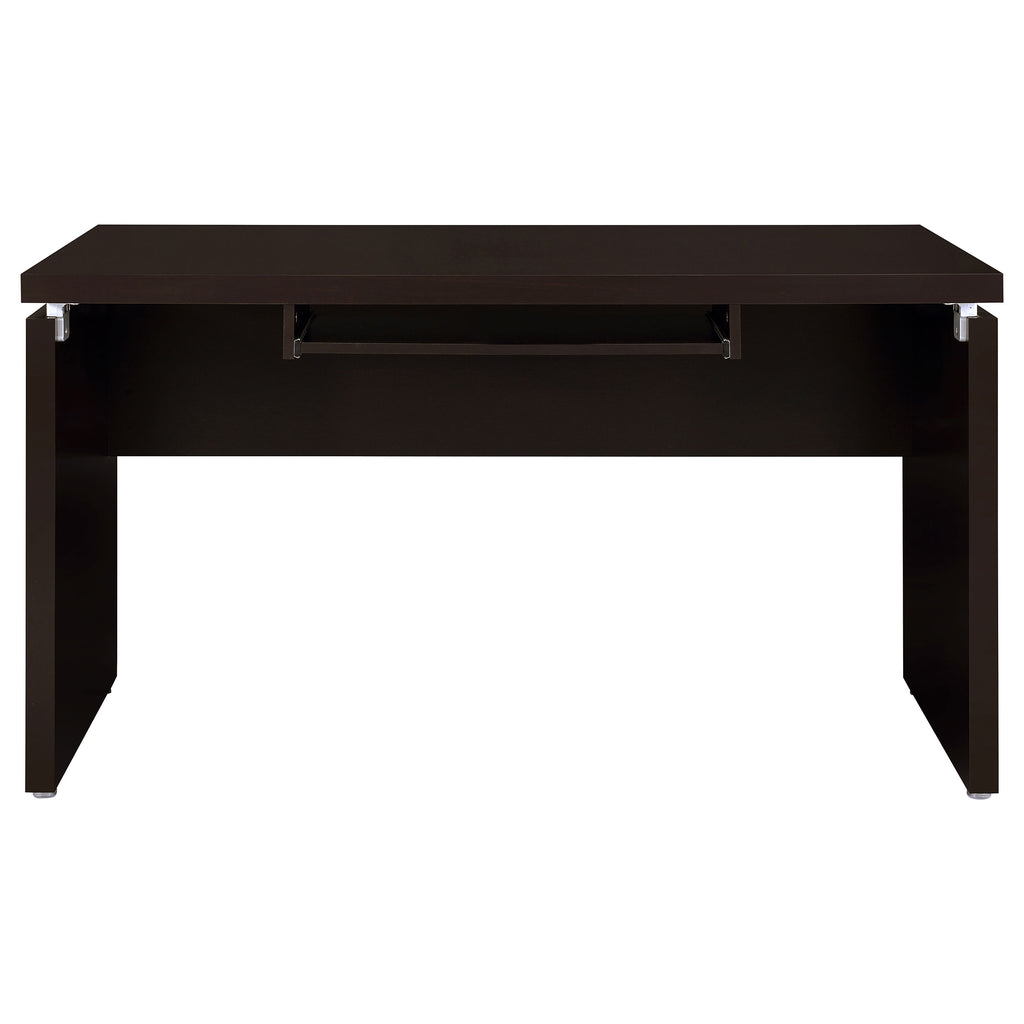Ulloa Cappuccino L-Shape Desk with Mobile File Cabinet