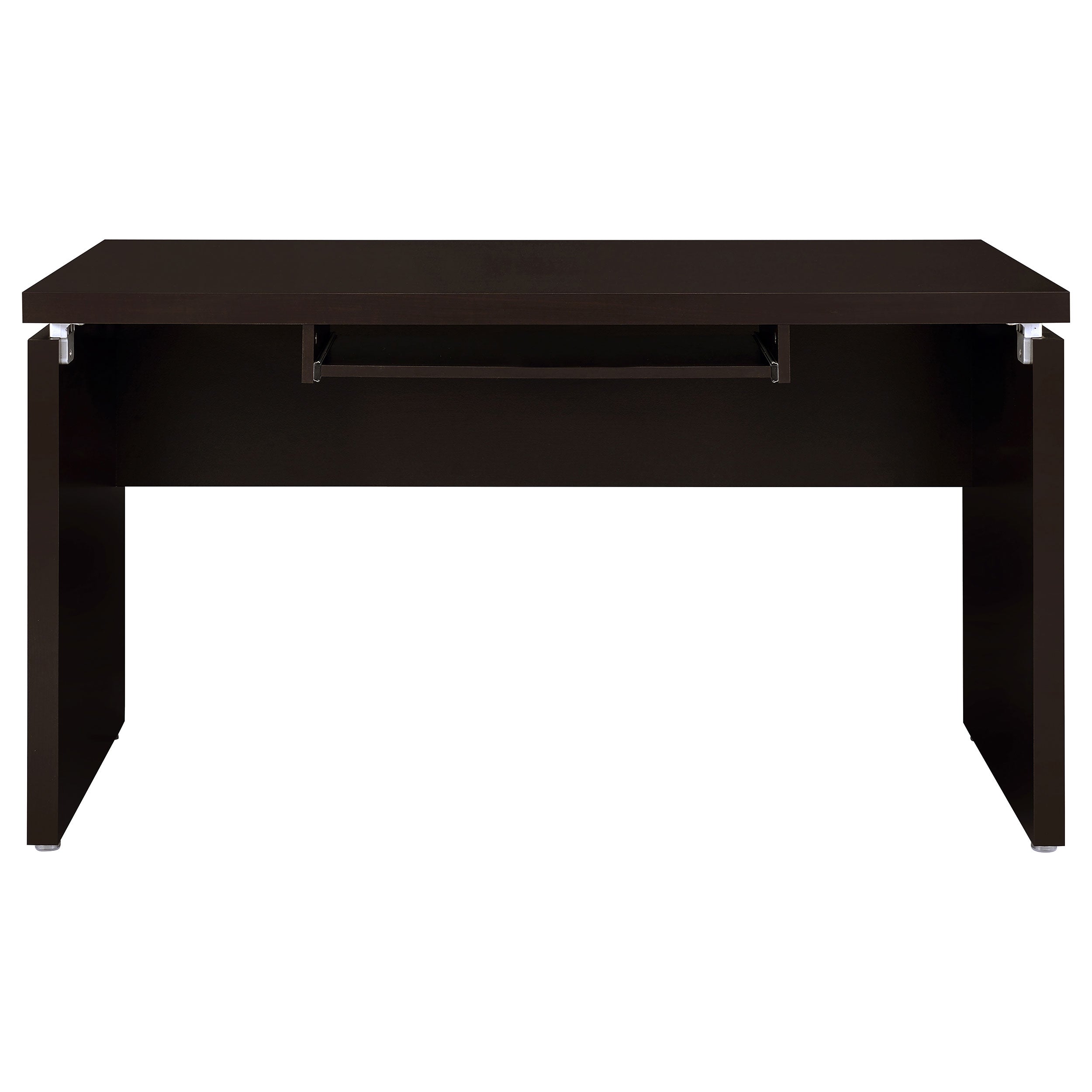 Ulloa Cappuccino L-Shape Desk with Mobile File Cabinet