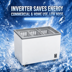 7.0 Cu.Ft Commercial Display Chest Freezer