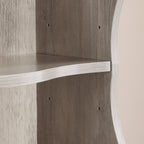 8-Layer Adjustable Shelf Ultra-Thin Bookshelf