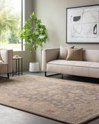 Cherryfield Hand Tufted Taupe Wool Rug