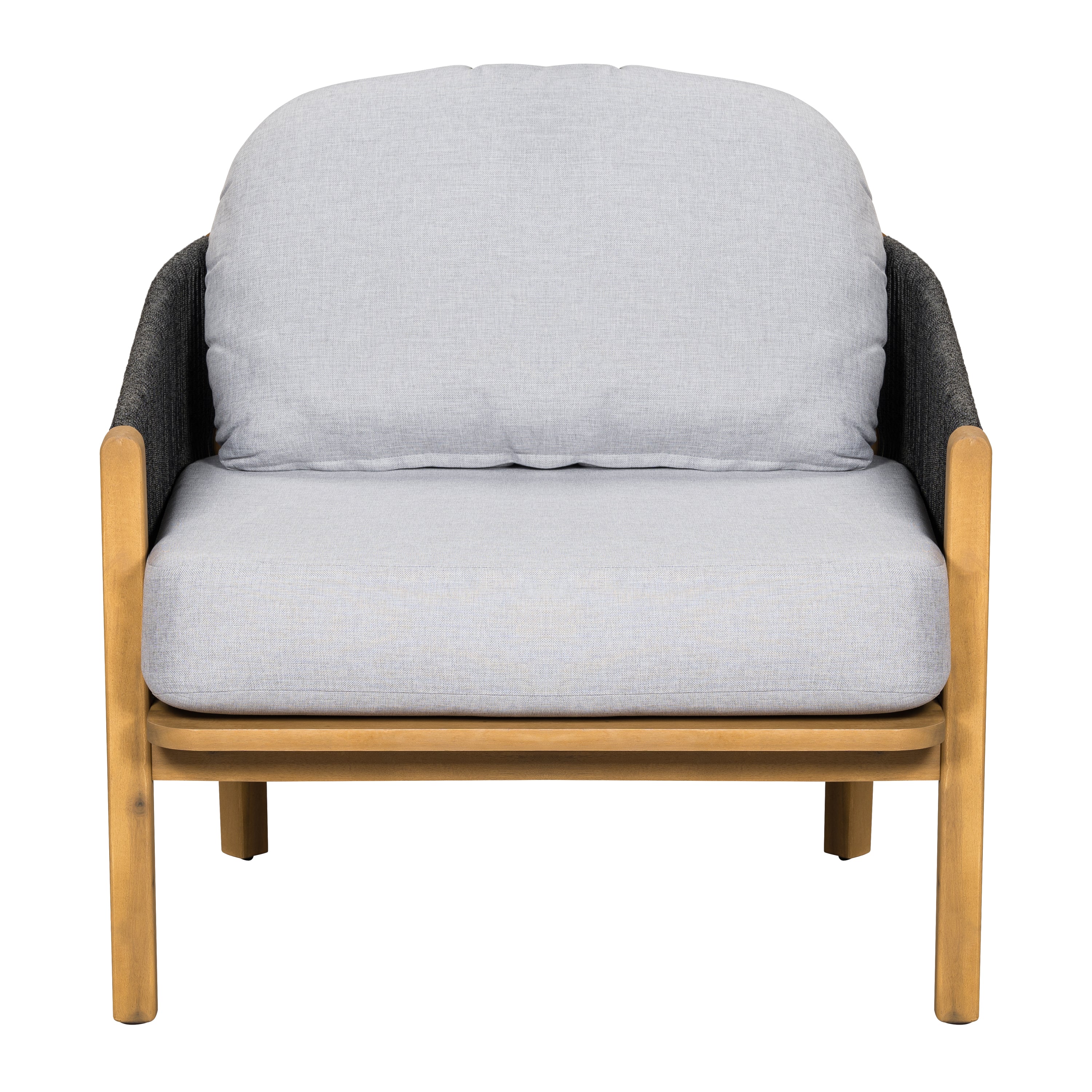 Grotta Outdoor Wood Club Chair