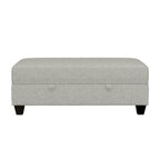 Gray Storage Ottoman