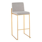 Contemporary High Back Barstool
