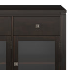 Cosmopolitan 54 Inch Wide Solid Wood Sideboard Buffet in Mahogany