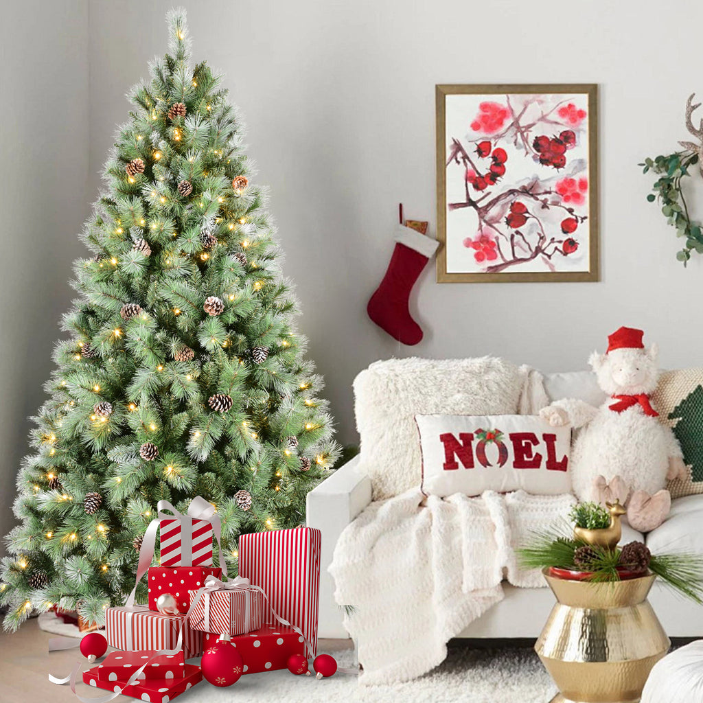 9FT Christmas Tree with 700 Warm Lights