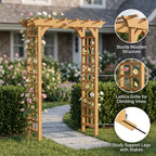 Wooden Arbor for Wedding and Garden Use