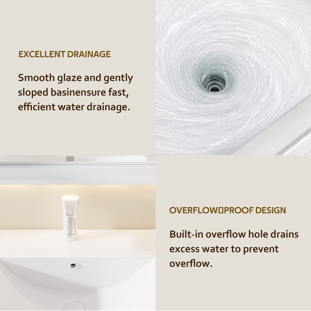 36" Floating Bathroom Vanity With Sink