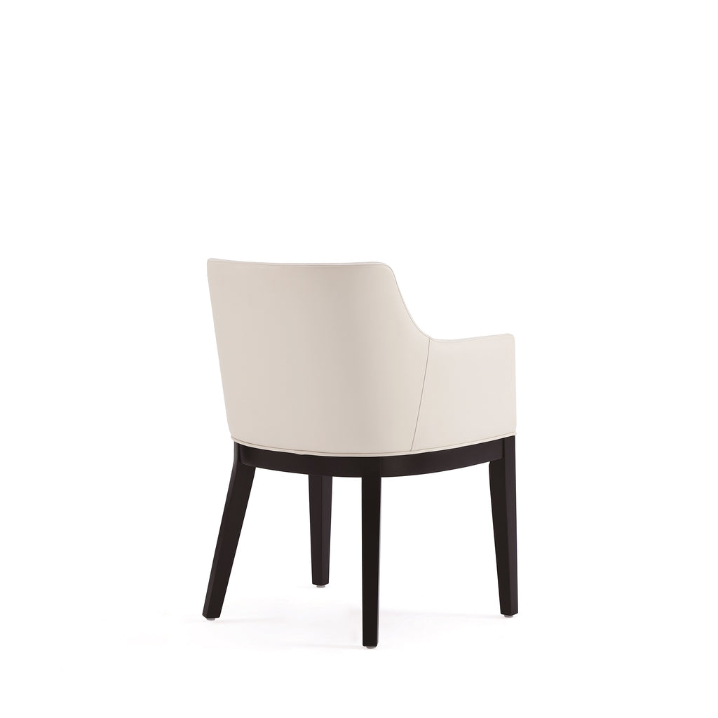 Gansevoort Wood Vegan Leather Armchair