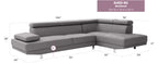 Riveredge G452-SC Sectional Without Ottoman