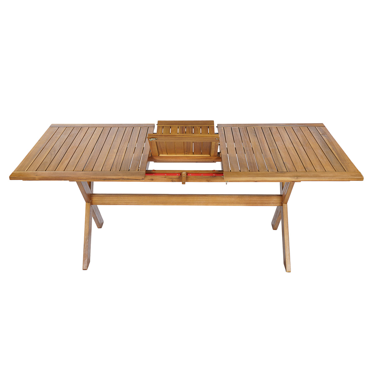 7 Pieces Acacia Wood Outdoor Dining Set with Cushions