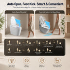 Smart Toilet With Built-In Bidet