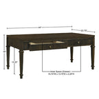 Fluted 2-Drawer Coffee Table