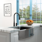 Kitchen Sink Faucet with Separate Handle, Matte