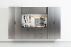 Astro Series 32 in. W x 79 in. H x 20 in. D Metal Wall Mounted Storage Cabinet