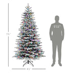7.5ft Snow Flocked Artificial Christmas Tree