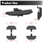 Running Boards For 07-18 Jeep Wrangler JK JKU 4 Doors