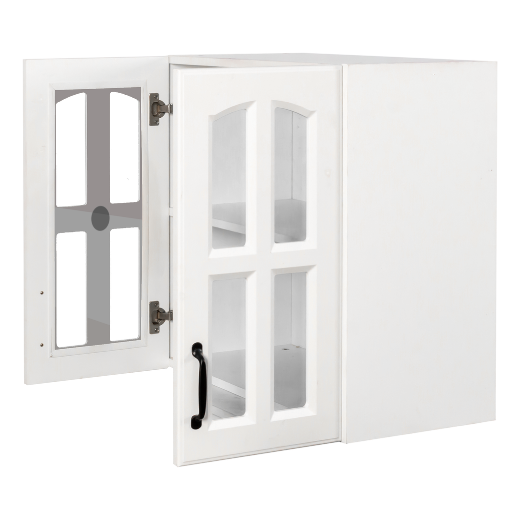 Wall Cabinet with Glass Doors