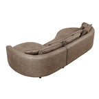128.74 Inch Modern Sectional Curved Sofa