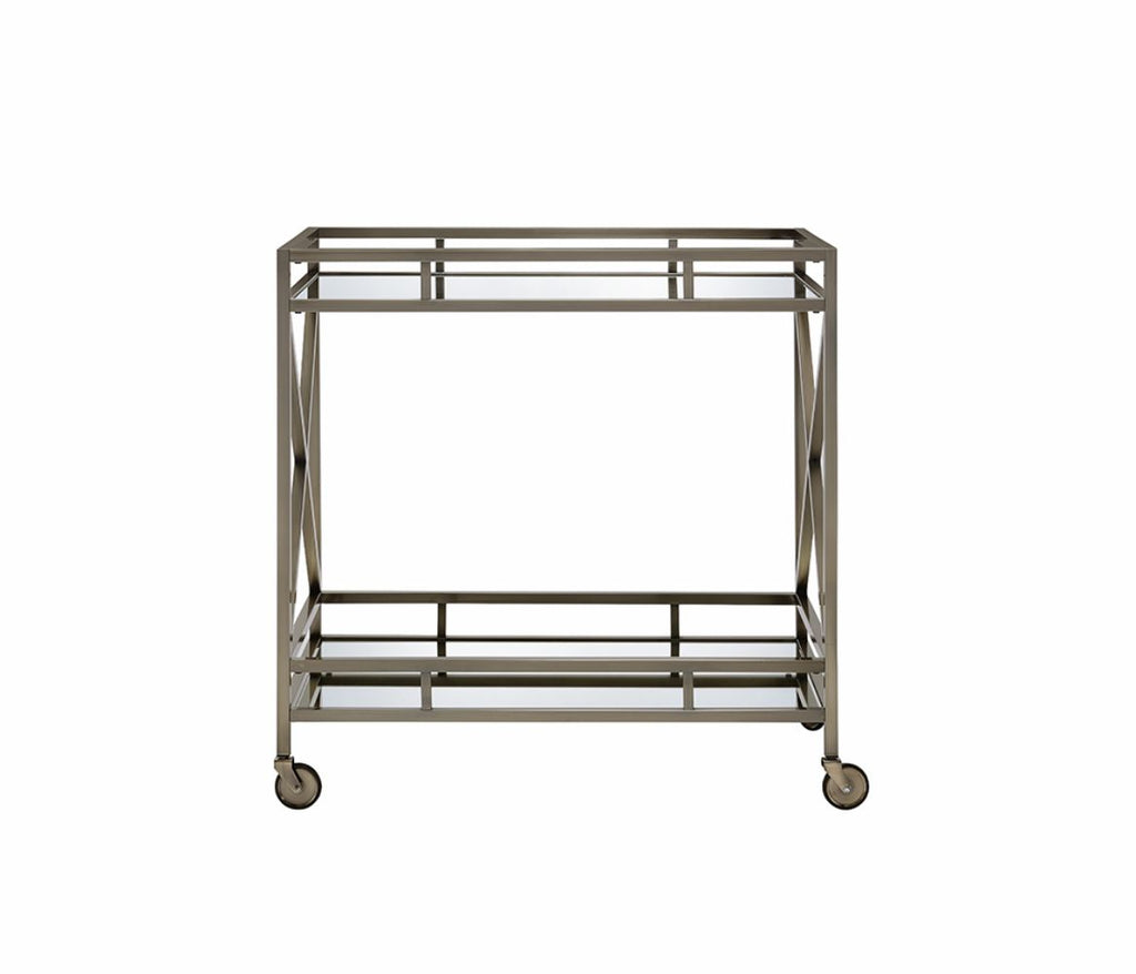 Kristensen Mirrored & Antique Kitchen Cart