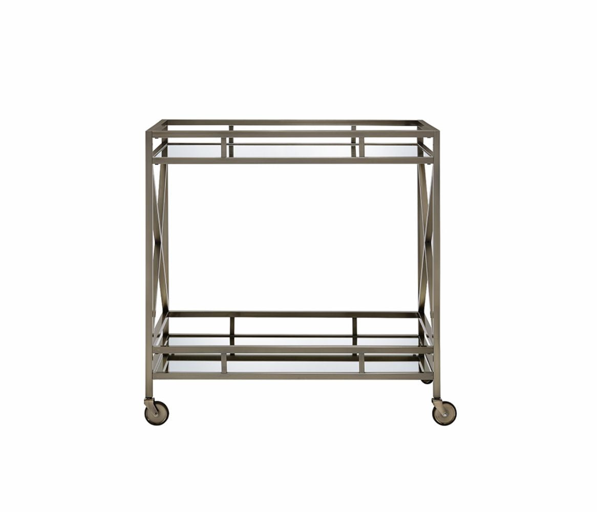 Kristensen Mirrored & Antique Kitchen Cart