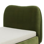 Roman Upholstered Modern Pet Bed - Olive