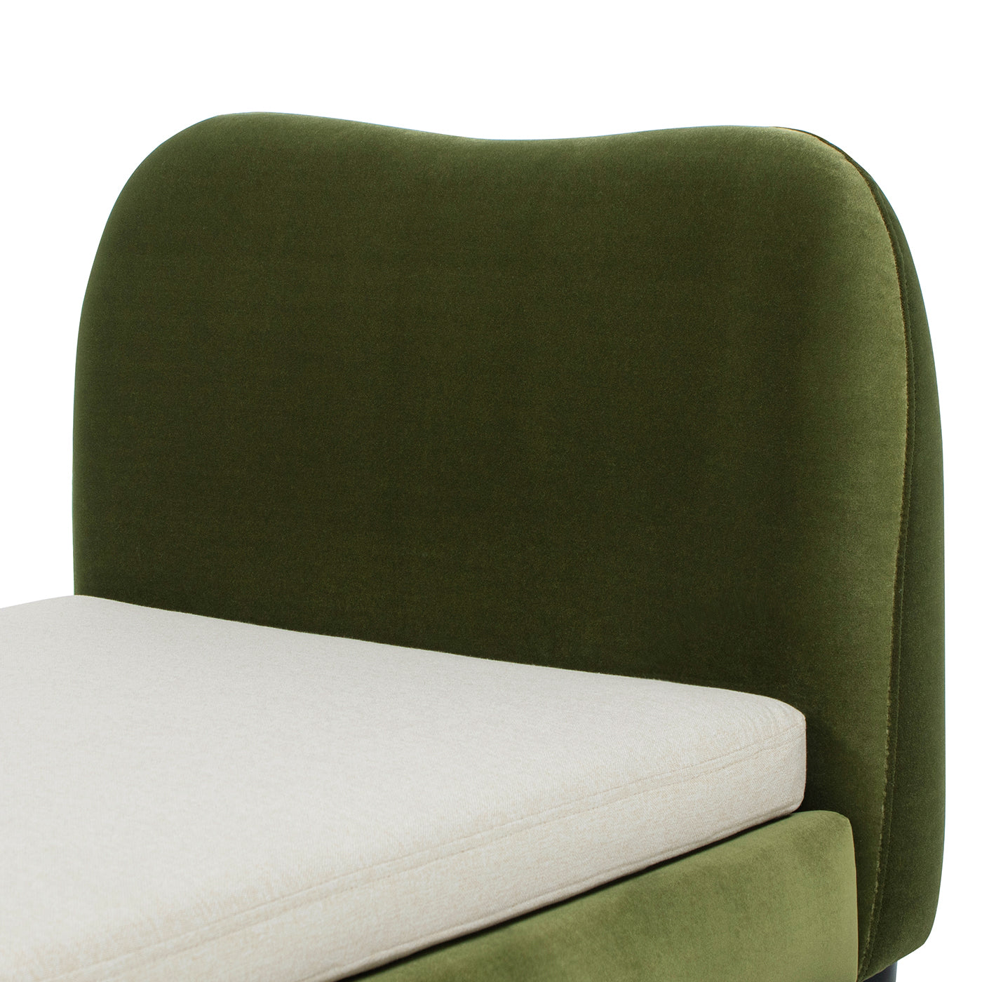 Roman Upholstered Modern Pet Bed - Olive