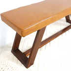 Marley Genuine Leather Bench