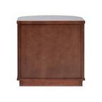 Valentine 24" 2-Drawer Storage Side Table, Dark