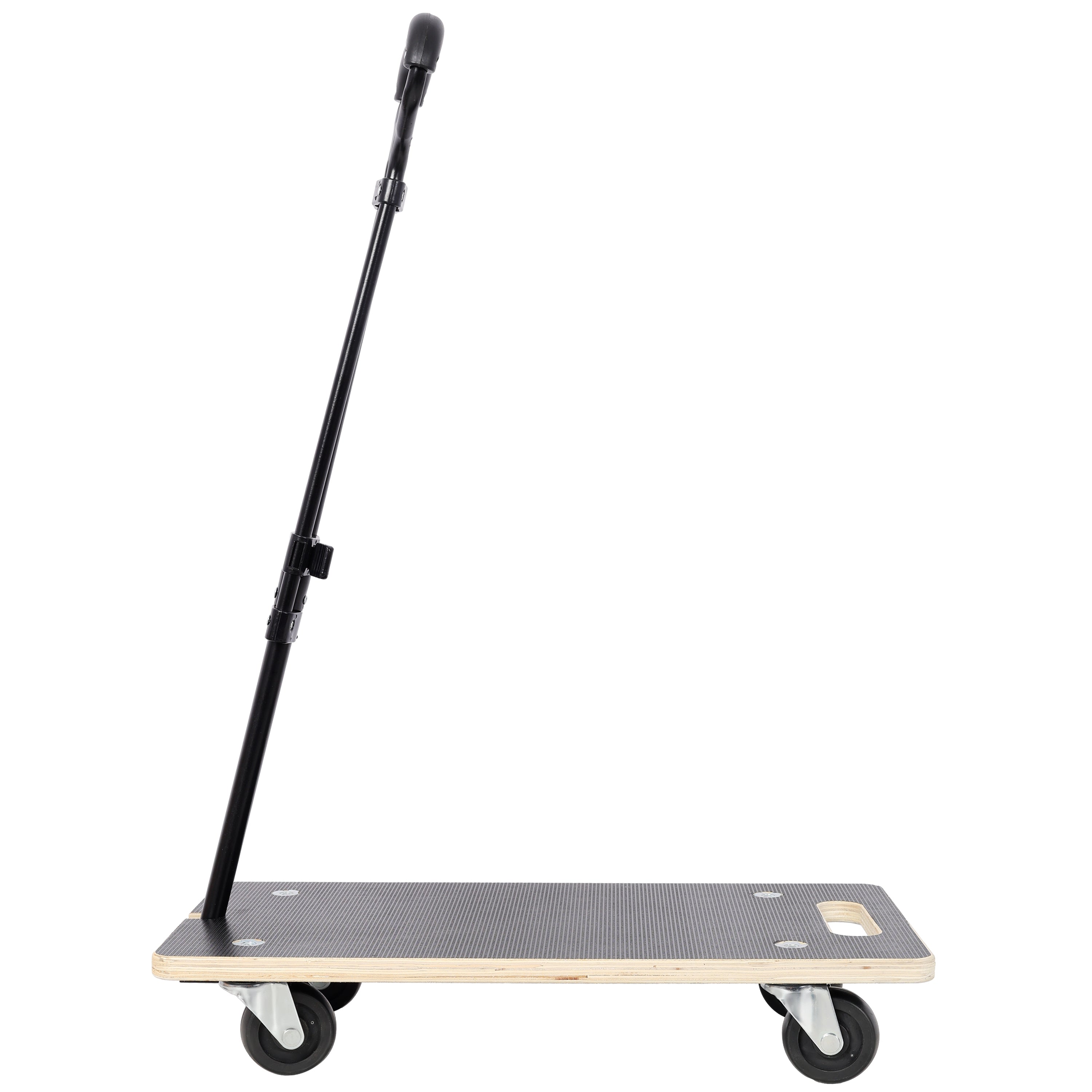 Heavy Duty Wooden Rectangle Moving Dolly with Ergonomic Handle
