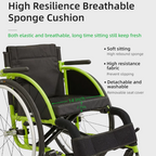 All Aluminum Foldable Lightweight Wheelchair