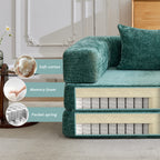 Compression Convertible Floor Sofa Bed