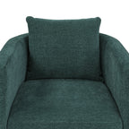 Sutton Peacock Swivel Barrel Chair