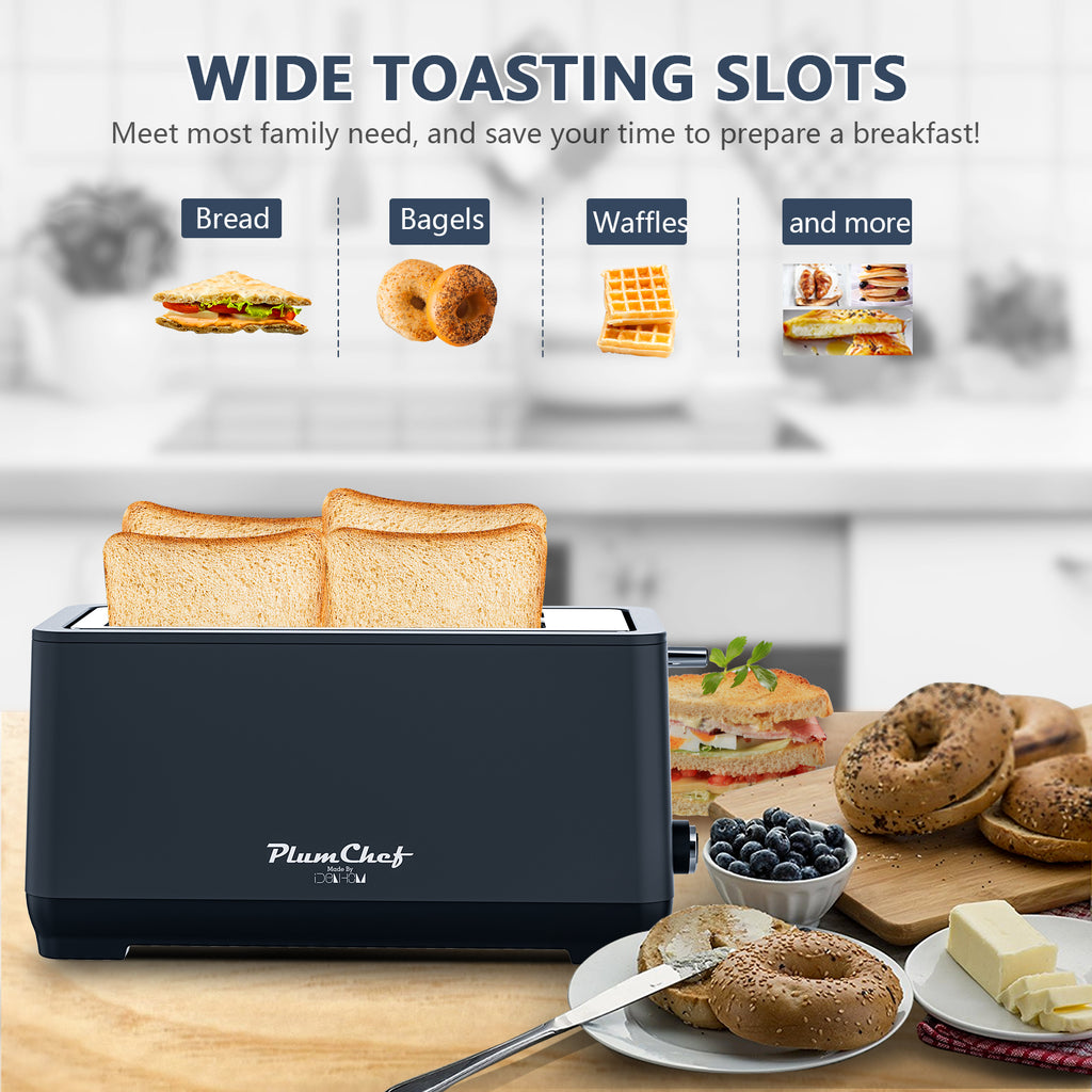 4-Slice Toaster with Warming Rack